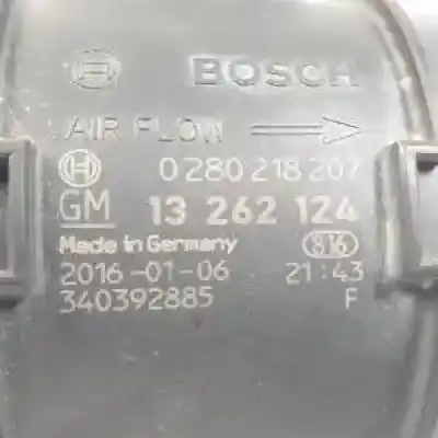 Second-hand car spare part flowmeter for opel meriva b a14net oem iam references 13262124 0280218207 