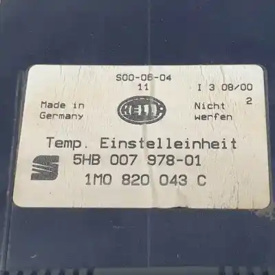 Автозапчастина б/у клімат-контроль для seat leon (1m1) agr посилання на oem iam 1m0820043c 5hb00797801 