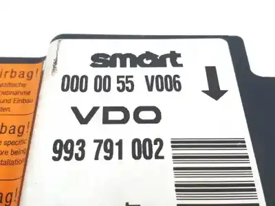 Автозапчастина б/у блок управління подушками безпеки для smart fortwo cabrio 160910 посилання на oem iam 993791002 0000055v006 