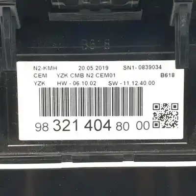 Second-hand car spare part dashboard for citroen c3 hn05 oem iam references 9832140480  