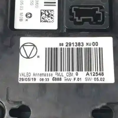 Second-hand car spare part multifunction display for citroen c3 hn05 oem iam references 9828476980 98291383 