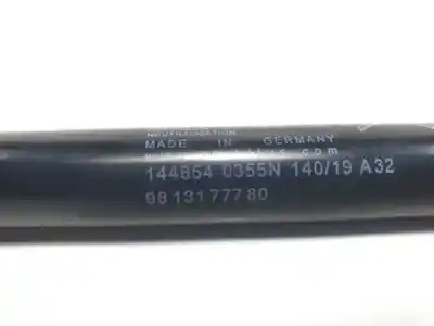 Second-hand car spare part tailgate gas strut for citroen c3 hn05 oem iam references 9813177780 355 newton 