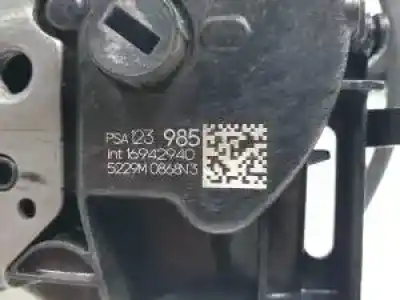 Peça sobressalente para automóvel em segunda mão fechadura da porta traseira esquerda por citroen c3 hn05 referências oem iam 123985  