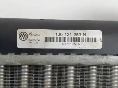 Автозапчастина б/у водяний радіатор для seat leon (1m1) d-asv посилання на oem iam 1j0121253n  