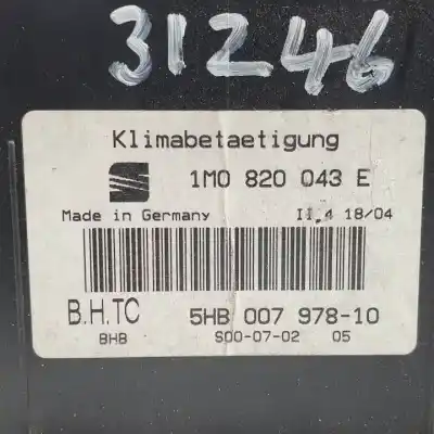 Автозапчастина б/у клімат-контроль для seat leon (1m1) d-asv посилання на oem iam 1m0820043e 5hb00797810 