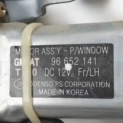 Second-hand car spare part driver left window regulator for chevrolet aveo f14d3 oem iam references 96652141  