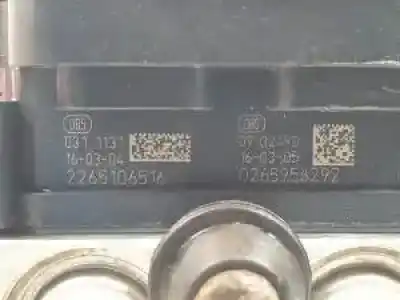 Peça sobressalente para automóvel em segunda mão abs por opel meriva b a14net referências oem iam 13474250 0265254507 0265956292 