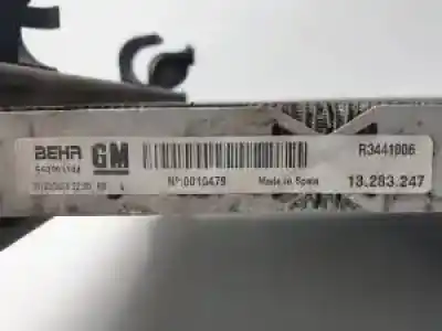 Peça sobressalente para automóvel em segunda mão radiador de água por opel meriva b a14net referências oem iam 13283247 560961104 