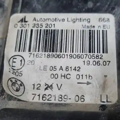 Second-hand car spare part left headlight for bmw serie x3 (e83) 204d4 oem iam references 716218906 halogeno 0301235201 