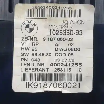 Peça sobressalente para automóvel em segunda mão quadrante por bmw serie 3 berlina (e90) n47d20c referências oem iam 918706002 102535093 