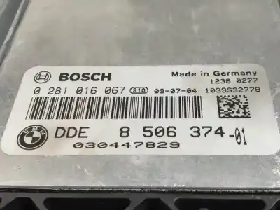 Second-hand car spare part ecu engine control for bmw serie 3 berlina (e90) n47d20c oem iam references 0281016067 dde850637401 