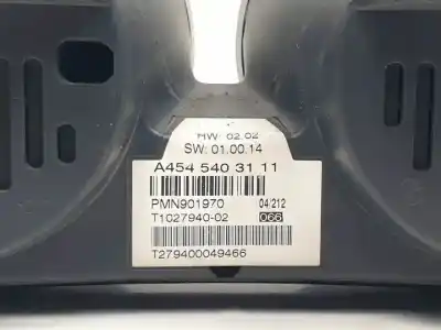 Автозапчастина б/у панель інструментів для smart forfour (w454) 135950 посилання на oem iam a4545403111 pmn901970 