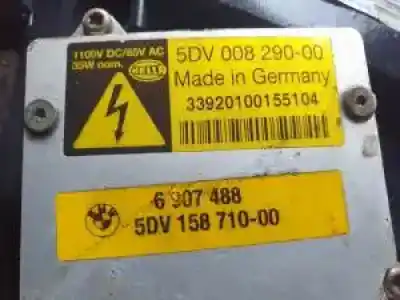 Second-hand car spare part left headlight for bmw serie 7 (e65/e66) n62b44a oem iam references 6907488 xenon 5dv15871000 