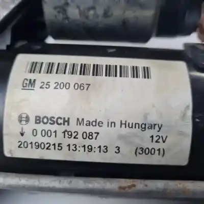 Peça sobressalente para automóvel em segunda mão motor de arranque por opel mokka x d14net referências oem iam 25200067 001192087 