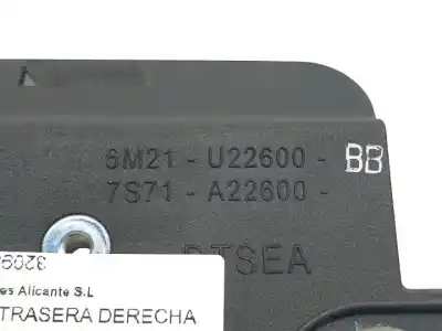 Автозапчасти б/у внутренняя задняя правая ручка за ford s-max (ca1) qxwb ссылки oem iam 6m21u22600bb  