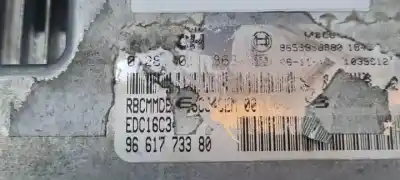 Second-hand car spare part ecu engine control for citroen c4 berlina 9hxdv6ated4.9hx oem iam references 0281011863 9661773380 