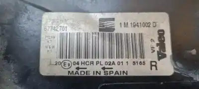 Автозапчастина б/у права фа для seat leon (1m1) d-alh посилання на oem iam   
