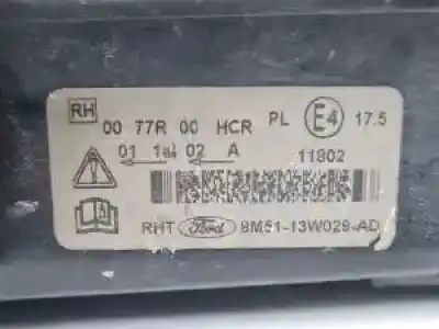 Second-hand car spare part right headlight for ford focus lim. (cb4) g8da oem iam references 8m5113w029ad  