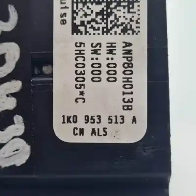 Second-hand car spare part indicator switch for volkswagen golf plus (5m1) azv.bkd oem iam references 1k0953513a  