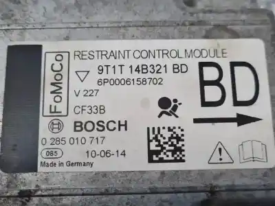Pezzo di ricambio per auto di seconda mano centralina airbag per ford transit connect (tc7) bhpa.p7pa.r2pa.p7pb riferimenti oem iam 0285010717 9t1t14b321bd 