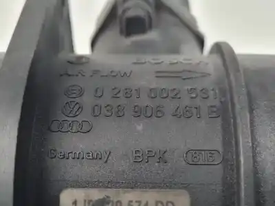 Second-hand car spare part flowmeter for seat leon (1p1) bxe oem iam references 038906461b 0281002531 