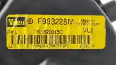 Peça sobressalente para automóvel em segunda mão ventilador de aquecimento por seat leon (1p1) bxe referências oem iam 1k1820015c f983228m 