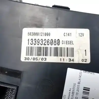 Pezzo di ricambio per auto di seconda mano pannello degli strumenti per fiat ducato combi 15 (desde 03.02) f1ae0481c riferimenti oem iam 1339326080 503000121000 