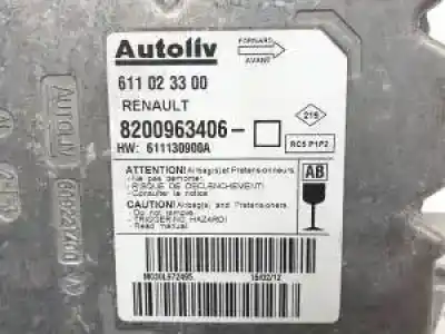 Peça sobressalente para automóvel em segunda mão centralina de airbag por renault grand modus k9k770.k9k67 referências oem iam 611023300 8200963406 