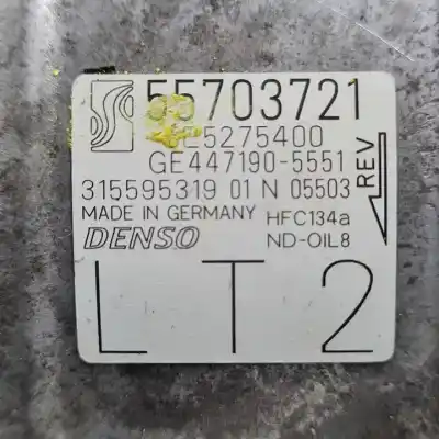 Pezzo di ricambio per auto di seconda mano compressore aria condizionata per opel corsa d z13dtj.a13dtc riferimenti oem iam 55703721 ge4471905551 