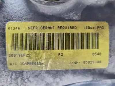 İkinci el araba yedek parçası klima kompresörü için jaguar x-type i (x400) 2.5 v6 a las 4 ruedas oem iam referansları 1x4h19d629aa  