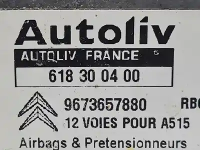 Pezzo di ricambio per auto di seconda mano centralina airbag per citroen c3 8hzdv4td.8hrdv4c.8hz.8hr.8h01 riferimenti oem iam 618300400 9673657880 