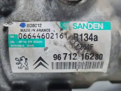 Pezzo di ricambio per auto di seconda mano compressore aria condizionata per citroen c3 8hzdv4td.8hrdv4c.8hz.8hr.8h01 riferimenti oem iam 9671216280 1364f 