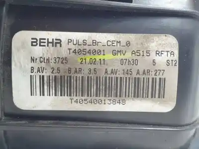 Pezzo di ricambio per auto di seconda mano ventola riscaldamento per citroen c3 8hzdv4td.8hrdv4c.8hz.8hr.8h01 riferimenti oem iam t4054001  