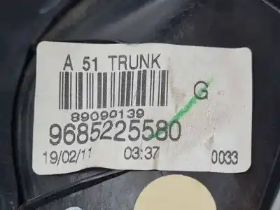 Pezzo di ricambio per auto di seconda mano luce di coda interna sinistra per citroen c3 8hzdv4td.8hrdv4c.8hz.8hr.8h01 riferimenti oem iam 9685225580  