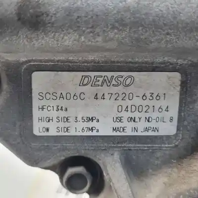 Автозапчасти б/у компрессор кондиционера воздуха за toyota corolla (e12) 3zzfe ссылки oem iam 4472206361  