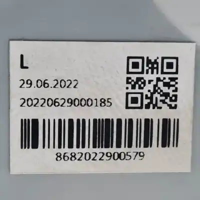 Second-hand car spare part left tailgate light for ford transit mod. 2000 combi abfa.srfa oem iam references 8682022900579  