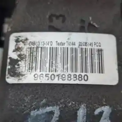 Peça sobressalente para automóvel em segunda mão pinça de travão dianteira direita por citroen c2 (jm_) 1.6 referências oem iam 9650198880  