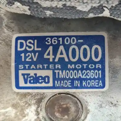 Peça sobressalente para automóvel em segunda mão motor de arranque por kia sorento (bl) d4cb referências oem iam 361004a000 tm000a23601 