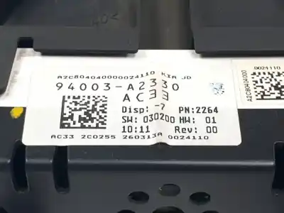 Peça sobressalente para automóvel em segunda mão quadrante por kia cee´d (jd) d4fc referências oem iam 94003a2330  