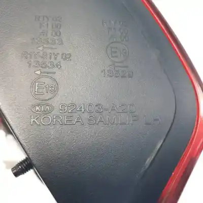 Second-hand car spare part interior left tailgate light for kia cee´d (jd) d4fc oem iam references 92403a20  