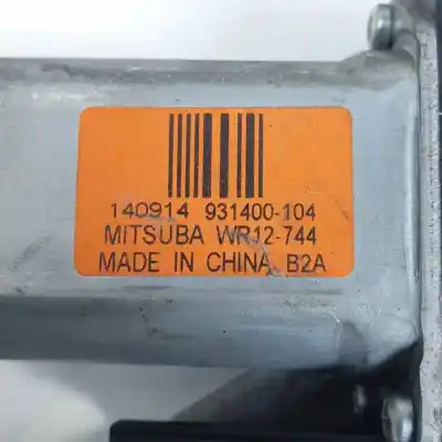 Second-hand car spare part driver left window regulator for jeep cherokee (kl) ebt.yrh oem iam references 931400104  