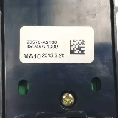 Second-hand car spare part left front power window switch for kia cee´d (jd) d4fc oem iam references 93570a2100 49d49a1000 