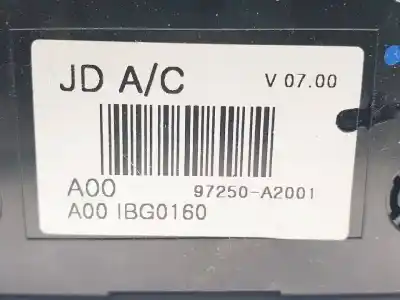 Peça sobressalente para automóvel em segunda mão comando de sofagem (chauffage / ar condicionado)  por kia cee´d (jd) d4fc referências oem iam 97250a2001  