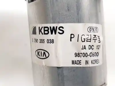 Автозапчастина б/у двигатель заднього склоочисника для kia picanto (ja) g4lf посилання на oem iam 98700g6000 0390205038 