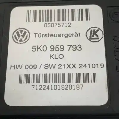 Second-hand car spare part driver left window regulator for volkswagen caddy ocio (sa) (03.2015) dfsd oem iam references 2k5837461 5k0959793 2k5959701 