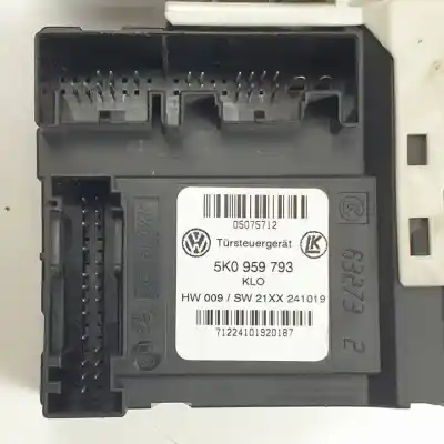 Second-hand car spare part driver left window regulator for volkswagen caddy ocio (sa) (03.2015) dfsd oem iam references 2k5837461 5k0959793 2k5959701 