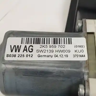 Автозапчастина б/у регулятор переднього правого скла для volkswagen caddy ocio (sa) (03.2015) dfsd посилання на oem iam 5k0959792  
