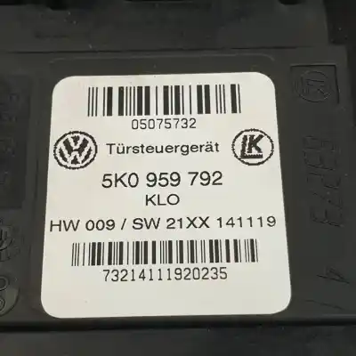 Автозапчастина б/у регулятор переднього правого скла для volkswagen caddy ocio (sa) (03.2015) dfsd посилання на oem iam 5k0959792  