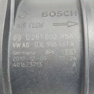 Автозапчасти б/у расходомер воздуха за volkswagen caddy ocio (sa) (03.2015) dfsd ссылки oem iam 03l906461a 0281002956 