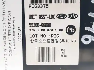 Second-hand car spare part electronic module for kia picanto (ja) g4lf oem iam references 95300g6000  